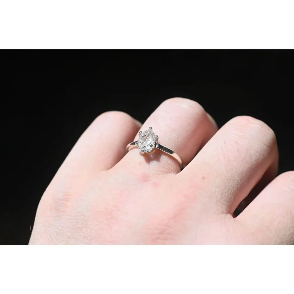 alternative raw diamond engagement rings, raw crystal size 4 5 6 7 8 8 9 10 11